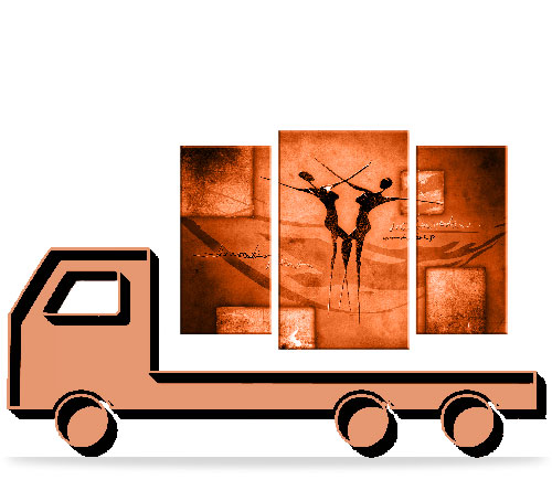 Иконка перевозка предметов искусства автотранспортом